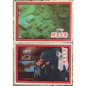 1982 DONRUSS MASH TRADING CARDS - Nos. 9 And 13 Alan Alda Hawkeye Pierce